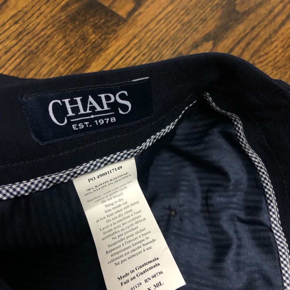 Navy Chaps pants, 38x30, barely worn